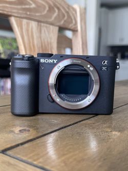 Sony Alpha a7C compact full-frame mirrorless camera. Body only