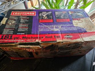 Vintage NOS Craftsman 181pc Mechanics Tool Set Made in USA 33681