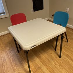 Lifetime 3-Piece Kid's Table and Chairs Set