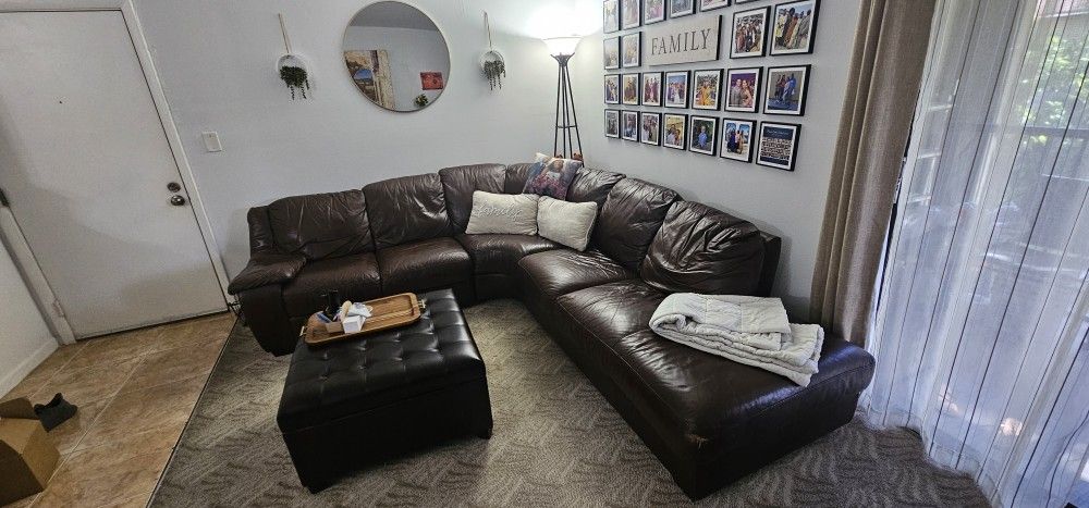 Leather Couch