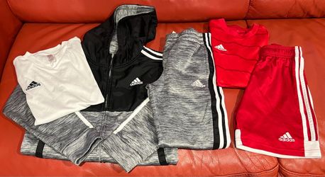Boys Youth Adidas Hoodie/Shirt/Shorts/Pants Set (Size 8/10)