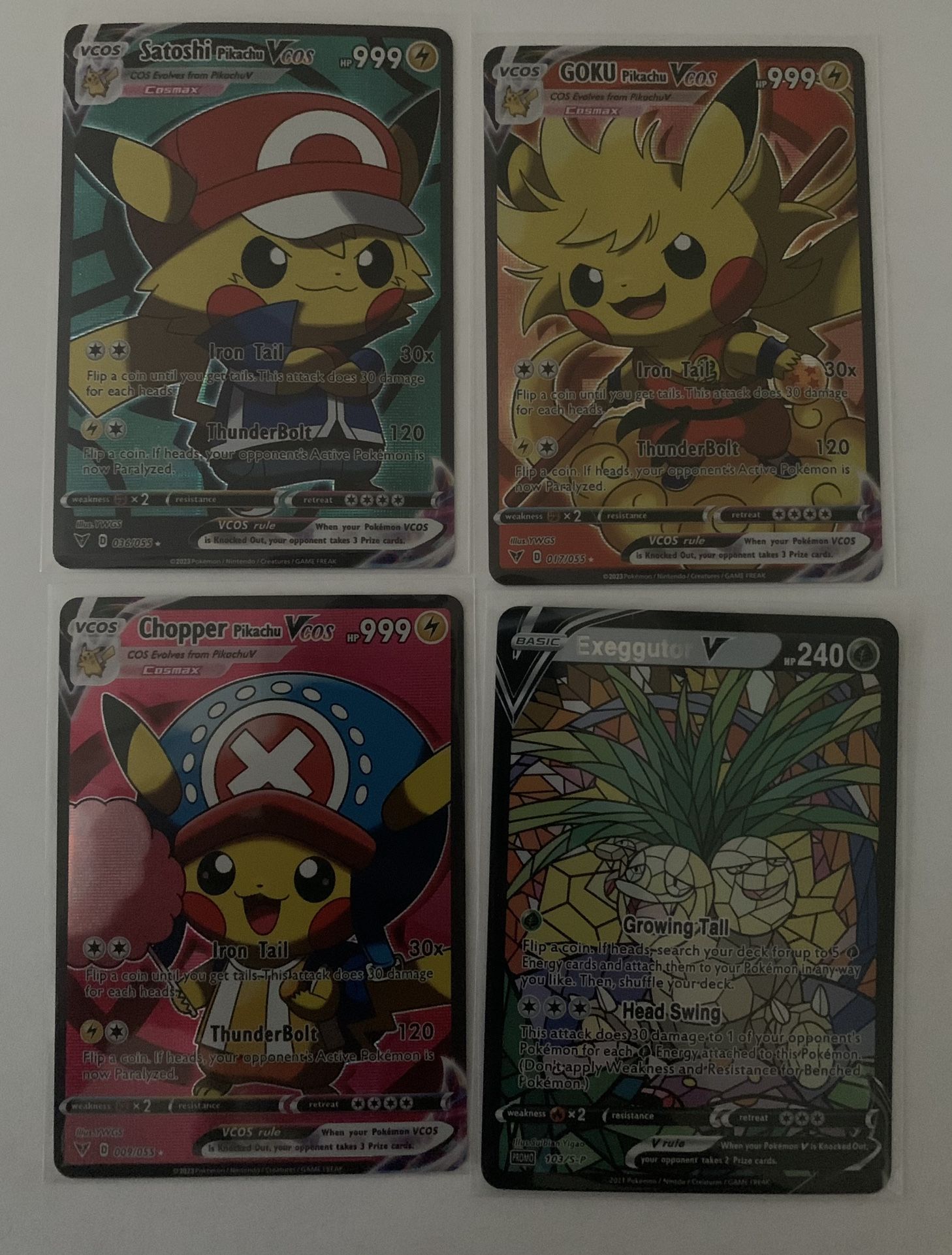 Pokémon TCG Custom Made Anime Pikachu Cards Holo Foil Custom Art Collectible