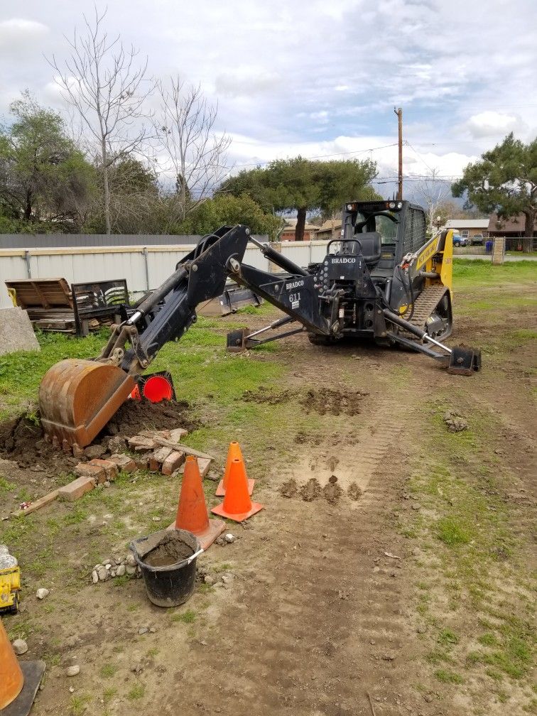 Skid Steer Backhoe