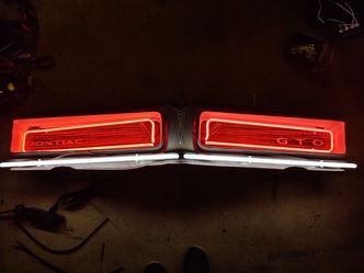 !!!!Delivery Available!!!!OEM 1965 Pontiac GTO Front End Neon Art Sign
