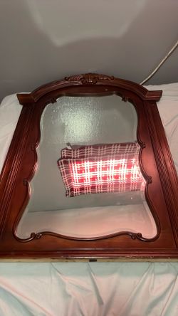 Wooden mirror