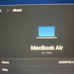 MACBOOK AIR M1 2020