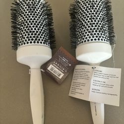 Cricket Ultra Smooth Coconut 2” Thermal Ceramic Barrel Hair Brush Anti-Static