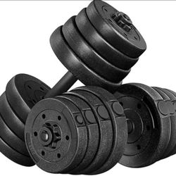 Adjustable Dumbbells Weight Set Dumbbell Weights Exercise & Fitness Equipment w/ 4 Spinlock Collars for Home Gym By Strength Training 1.25KG,