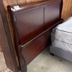 Twin size sleigh bed, headboard, footboard, and rails for 299 queen size 299 full-size 299 king-size 399 headboard, footboard and rails