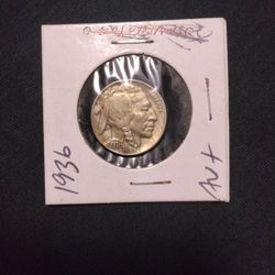 1936 Buffalo nickel 
