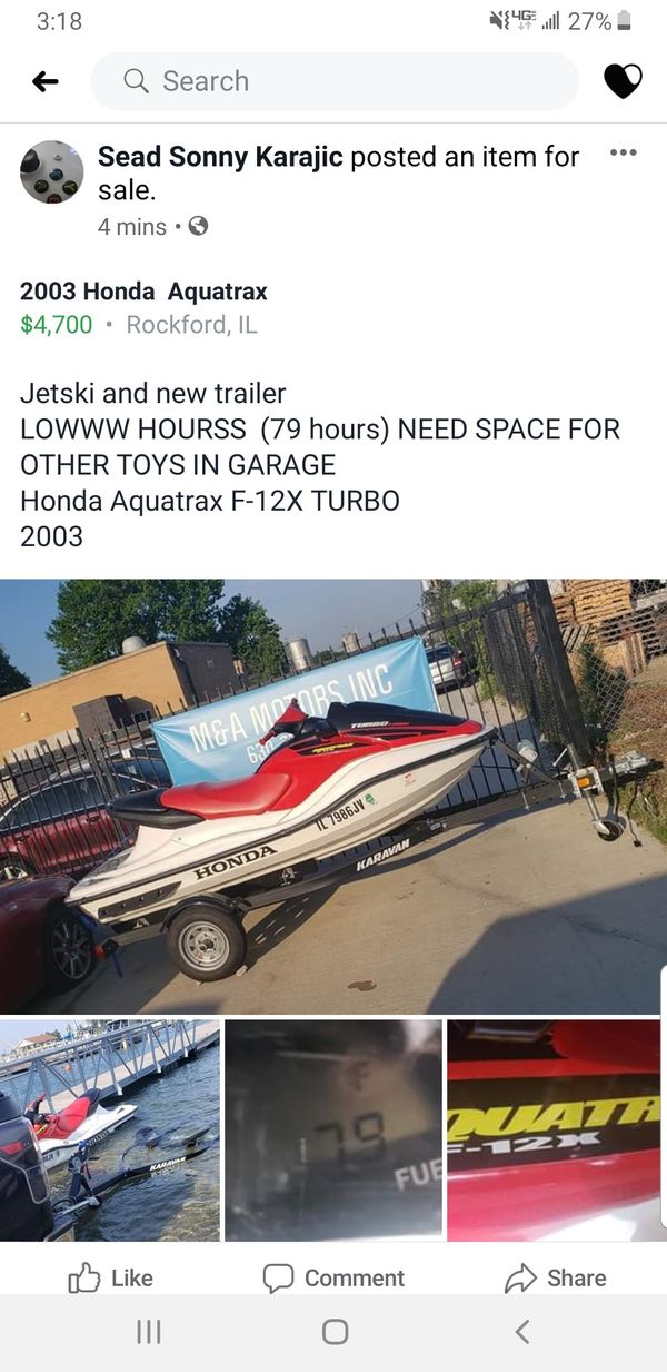 Jetski 2003 honda