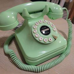 Seafoam Green Retro Phone 