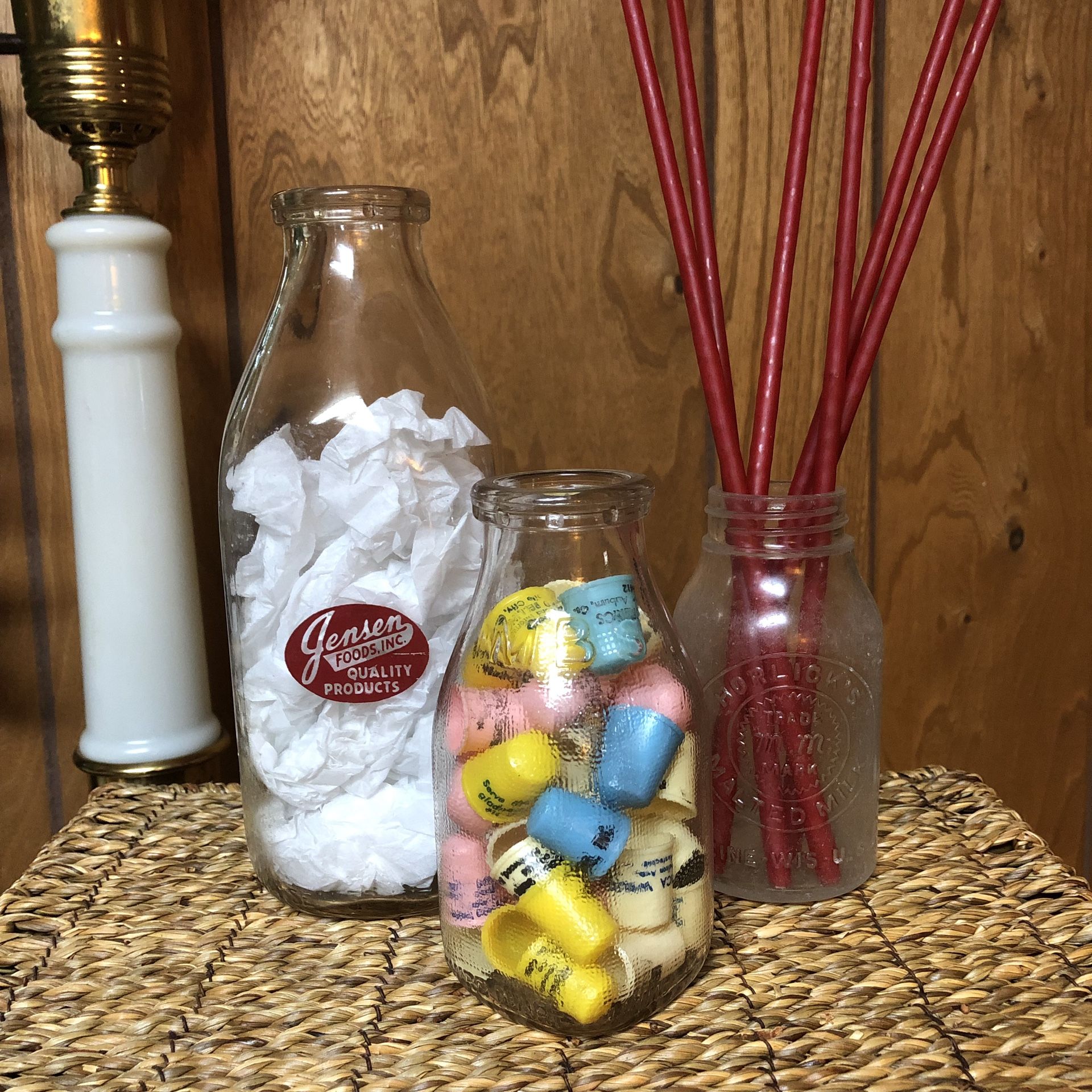 Vintage Milk Bottles