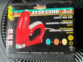 Arrow ET2025HD 3-in-1 Electric Staple/Nail Gun