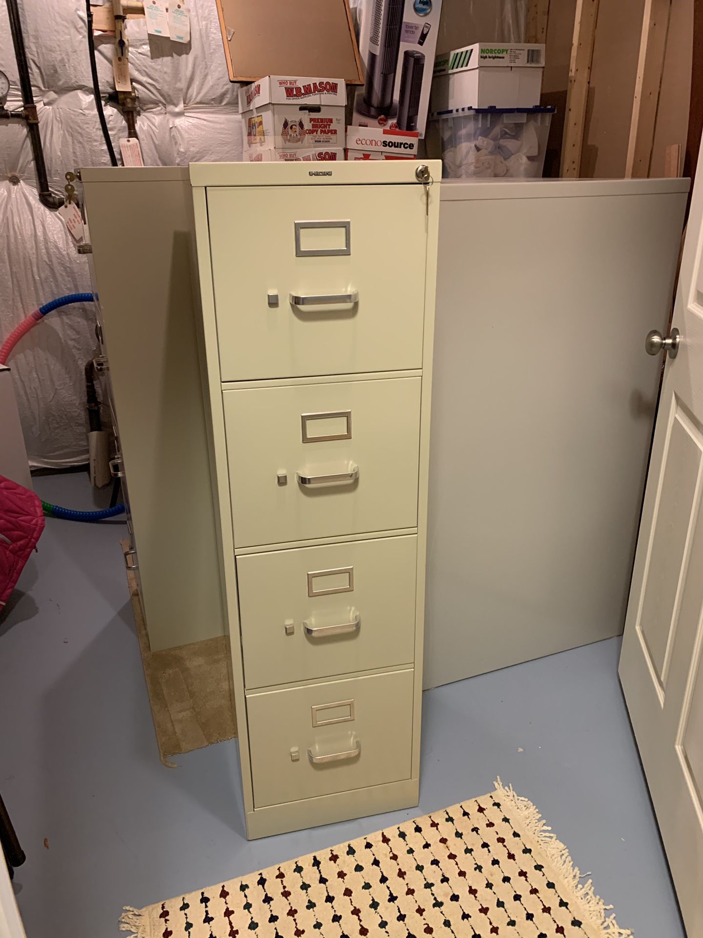 HON vertical file cabinets