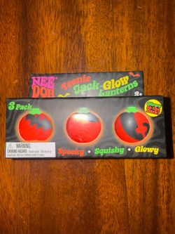 Nee Doh Teenie Jack-Glow Lanterns 3 Pack