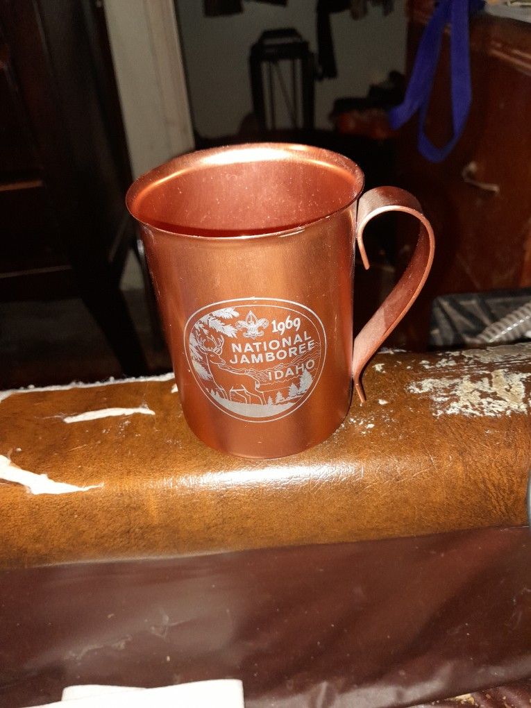 Boy Scout 1969 National Jamboree Copper Mug