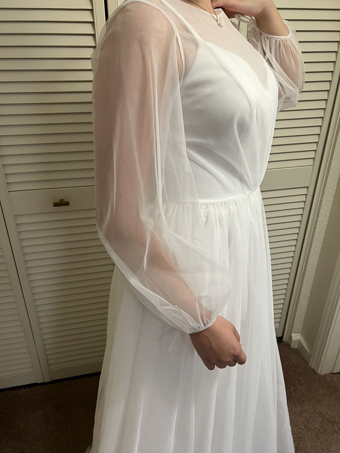 New Wedding Gown Dress Sz Small/ Medium