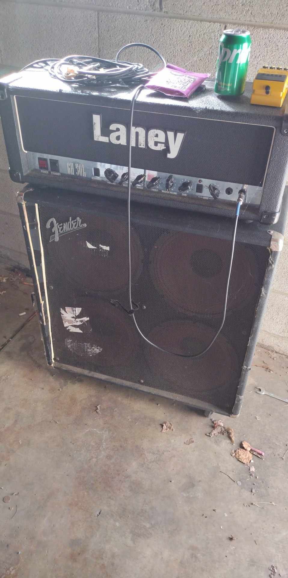 Fender GE 412 & Laney GH50L