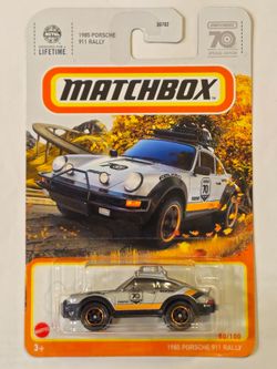 MATCHBOX # 80 OF 100 . SPECIAL EDITION . 1985 PORSCHE (911) RALLY .
