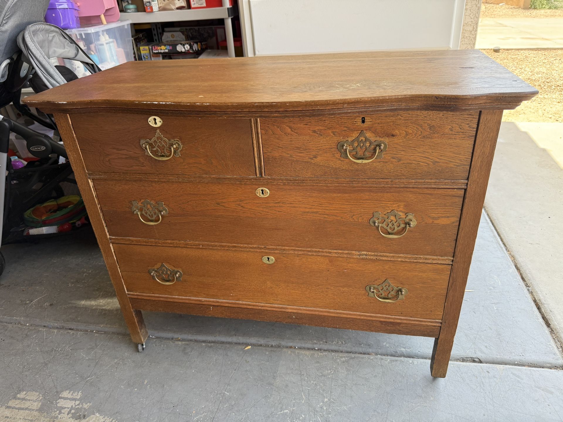 Vintage Dresser With Four Drawers