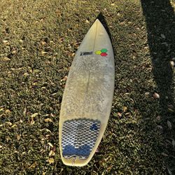 Channel Islands Surfboard 6’4 Fred Rubble 