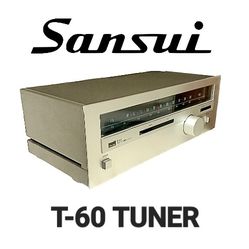 SANSUI Vintage T-60 AM/ FM Stereo TUNER EXCELLENT CONDITION! 