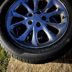 Full Set Of 17x7 Rims 5 Lug And Tires 5x4.5 (5x114.3)