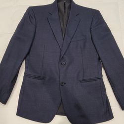 Mens Sports Coat, Nordstroms, Size 42R, Navy, Wool