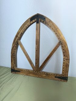 Rustic Arched Wood Wall Decor / Architectural Accent