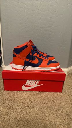 Nike Dunk Retro Orange and Blue