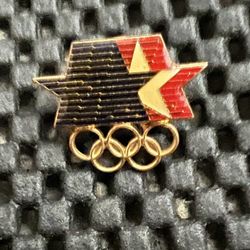 1984 Los Angeles Olympic Pin, Stars and Rings
