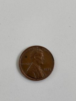 Penny 1973 error penny ( double edged penny)