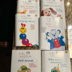 Set Of 8 Baby Einstein DVDs Videos 0-3 Years