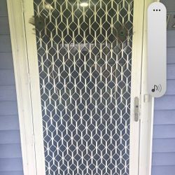 Security Door With Sliding Glass - 36x80