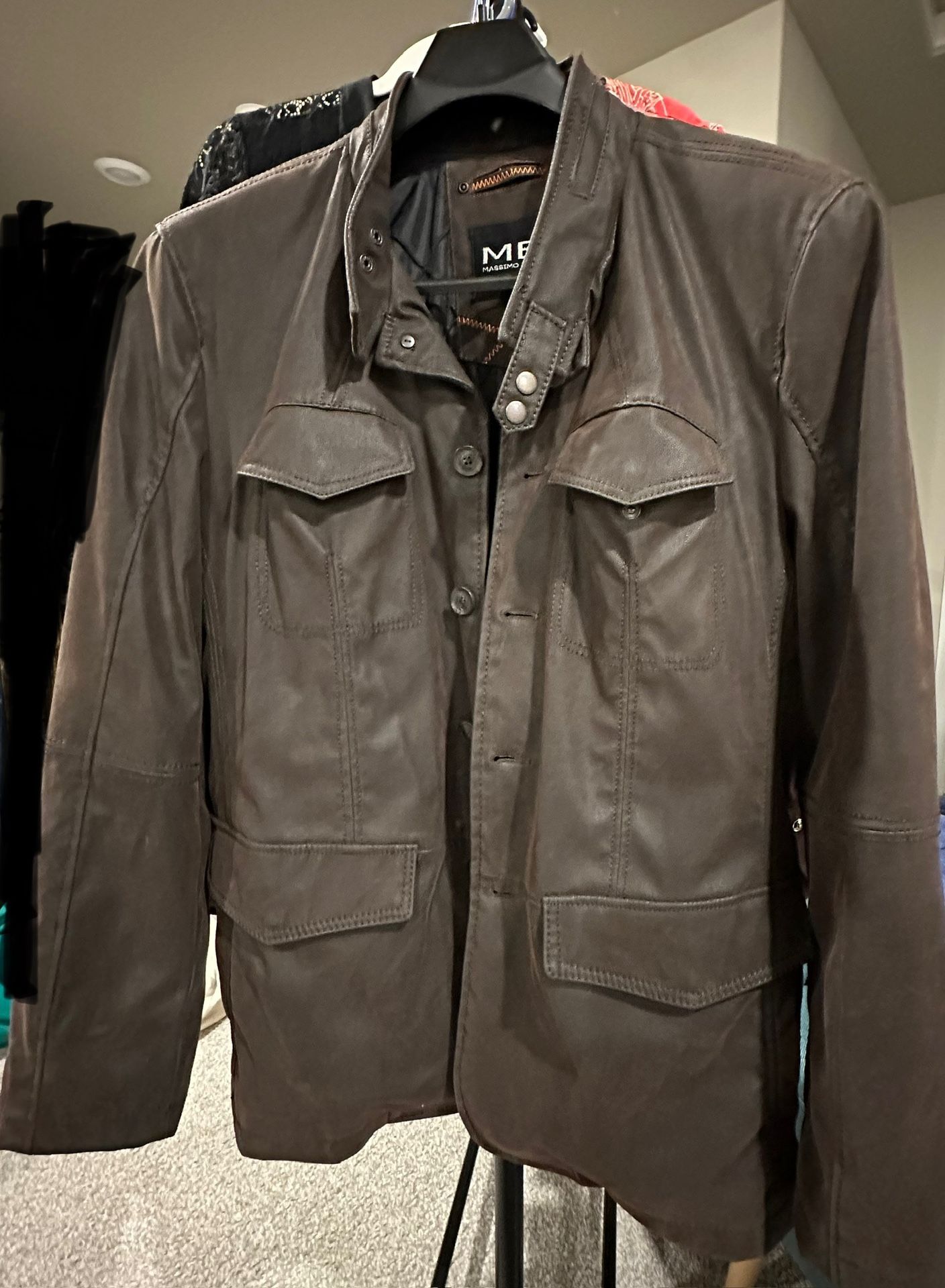 Leather Jacket Brown