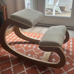 Ergonomic Kneeling Desk Chair Birch Computer Stool Relax Your Knees