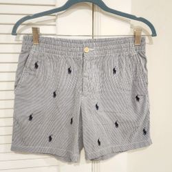 Ralph Lauren Bermuda Pants shorts adjustable waist kids boys size 6