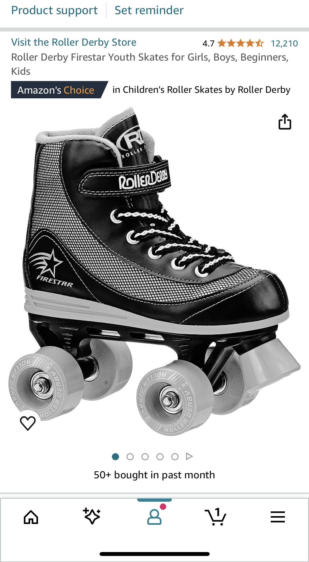 Kids Roller Staking Shoes Size 3