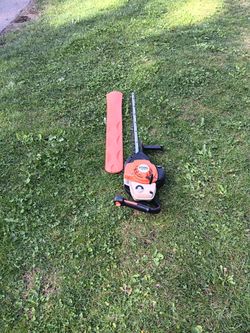 stihl hedge trimmer with 30" blade model HS-87R runs great