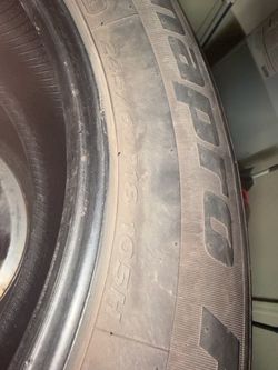 2 tires size 245/60 R18 (good condition)