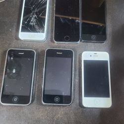 6 IPhones To Fix Or Parts 
