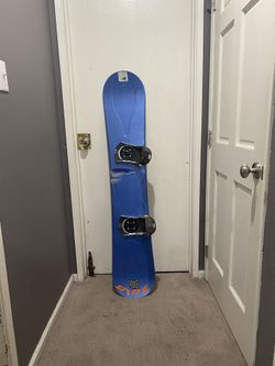 Snowboard with Bindings - Size 153cm