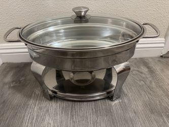 4 Available Stainless Steel Chafing Dish with Glass Lid