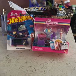 Mini Barbie Van Hotwheel & Mini Barbie Land 