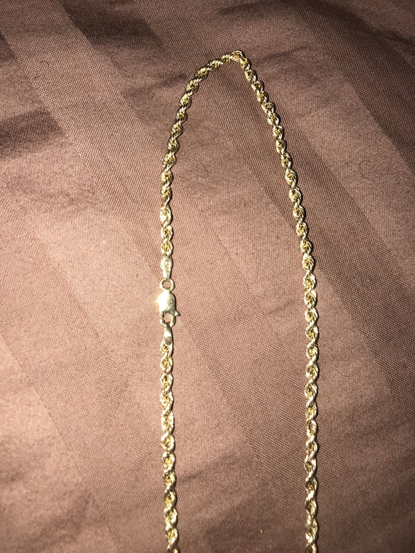 14k real gold chain