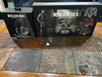 Metal gear solid bundle with headset
