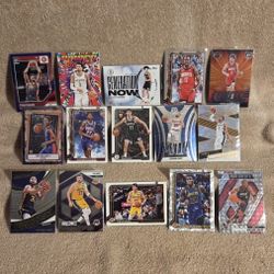 ONLY $2.50 EACH BASKETBALL CARDS FROM TOPPS & PANINI BRANDS SEE BOTH PICTURES LETS MAKE SOME DEALS