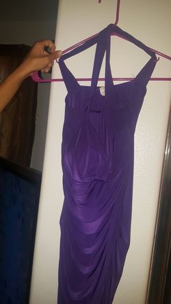 Women's purple dress