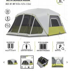 CORE EQUIPMENT 10 Man Cabin Tent